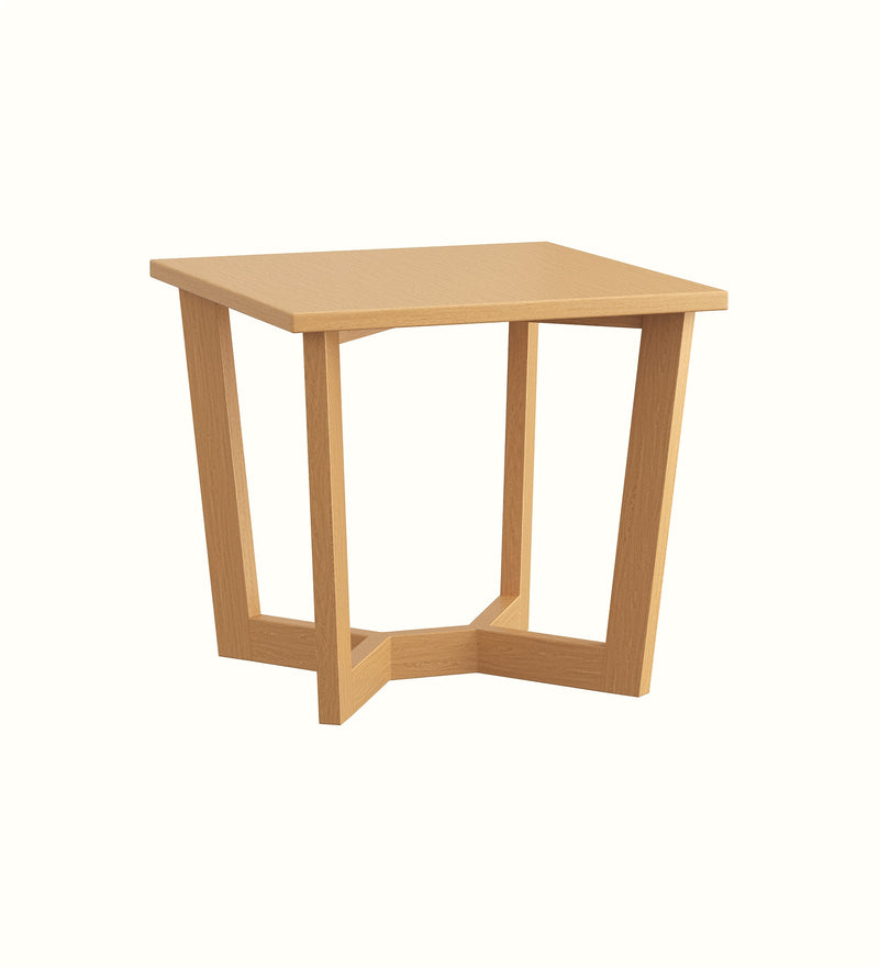 Denali square lamp table for an elderly care communal area