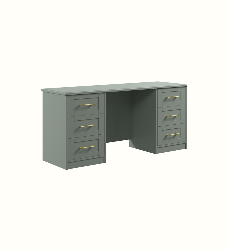 Care home desk configuration, view 1