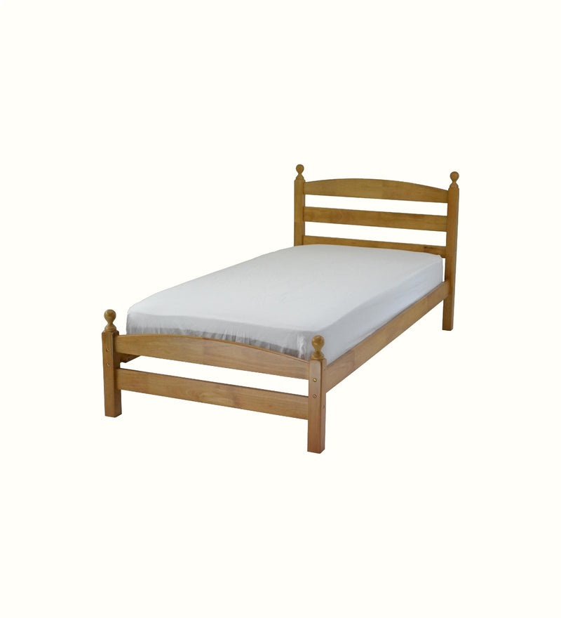 Bedside safety rail for a care home bedroom