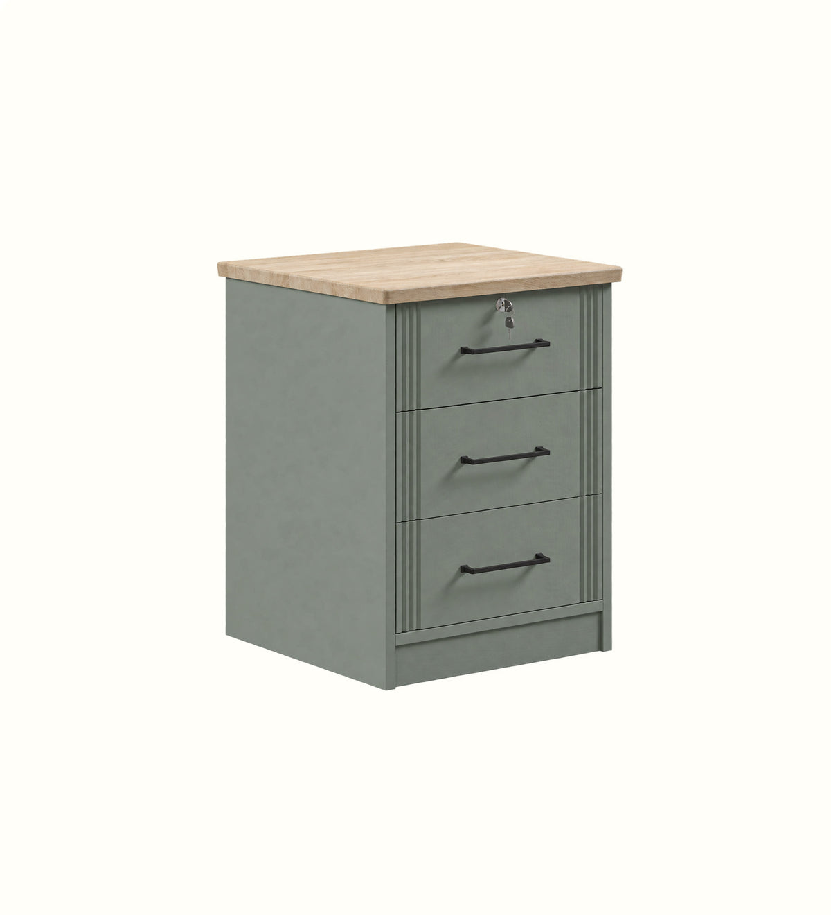 Ellington 3 Drawer Bedside