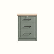 Ellington 3 Drawer Bedside