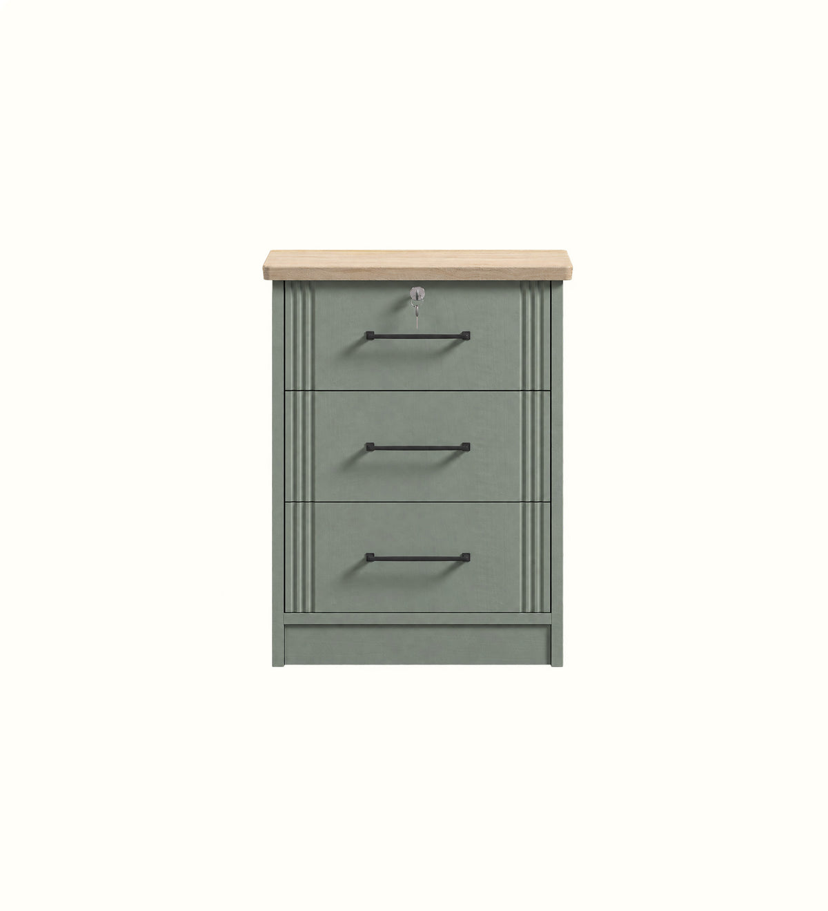 Ellington 3 Drawer Bedside