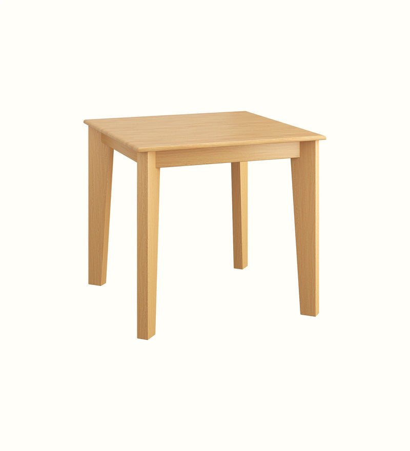 Square dining table for a care home dining room