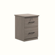 Essentials 2 Drawer Bedside Table