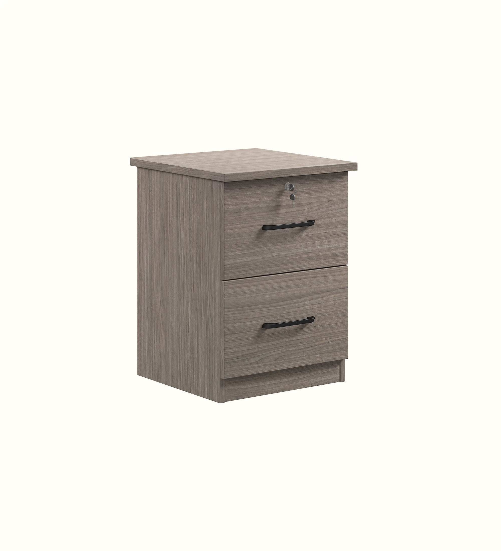 Essentials 2 Drawer Bedside Table