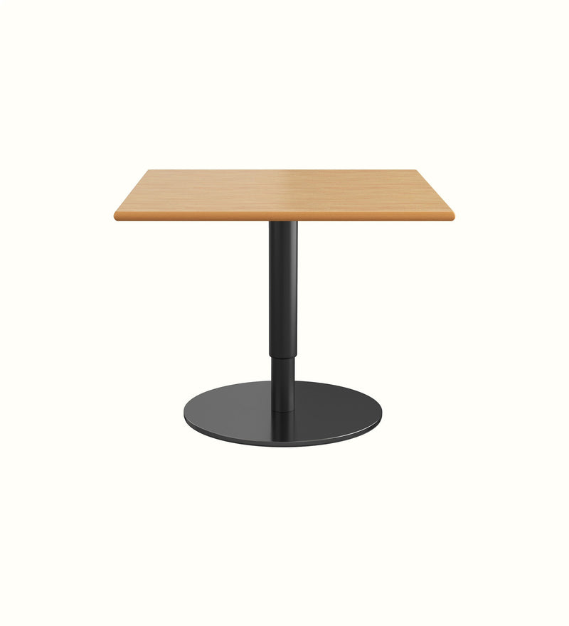 Square dining table for a care home dining room