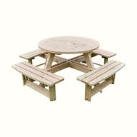 Florence Round 8-Seater Bench
