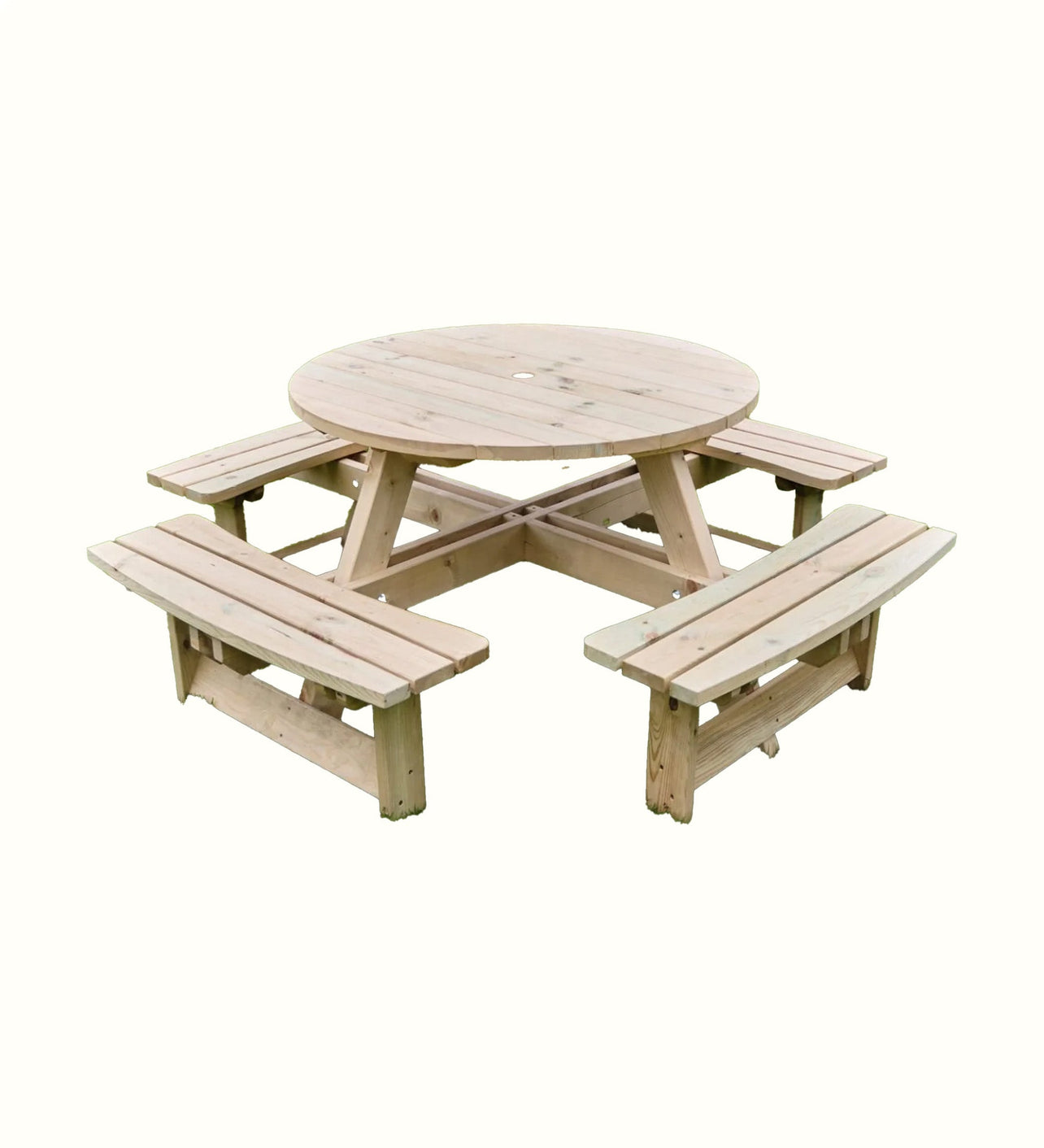 Florence Round 8-Seater Bench