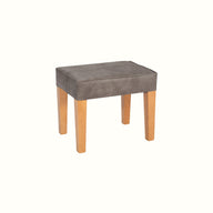 Medium Footstool With Tapered Legs