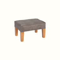 Small Footstool With Tapered Legs