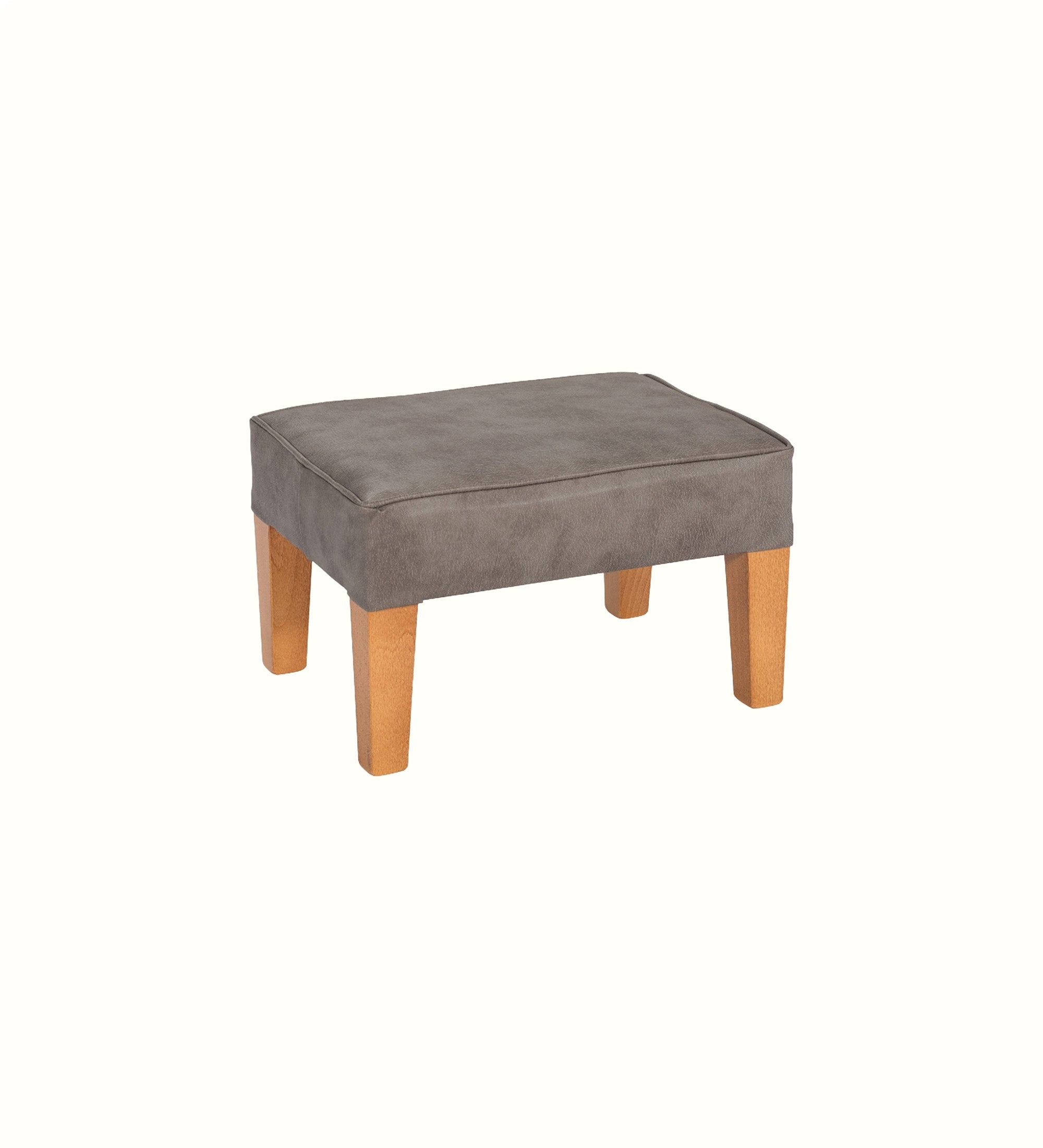 Small Footstool With Tapered Legs