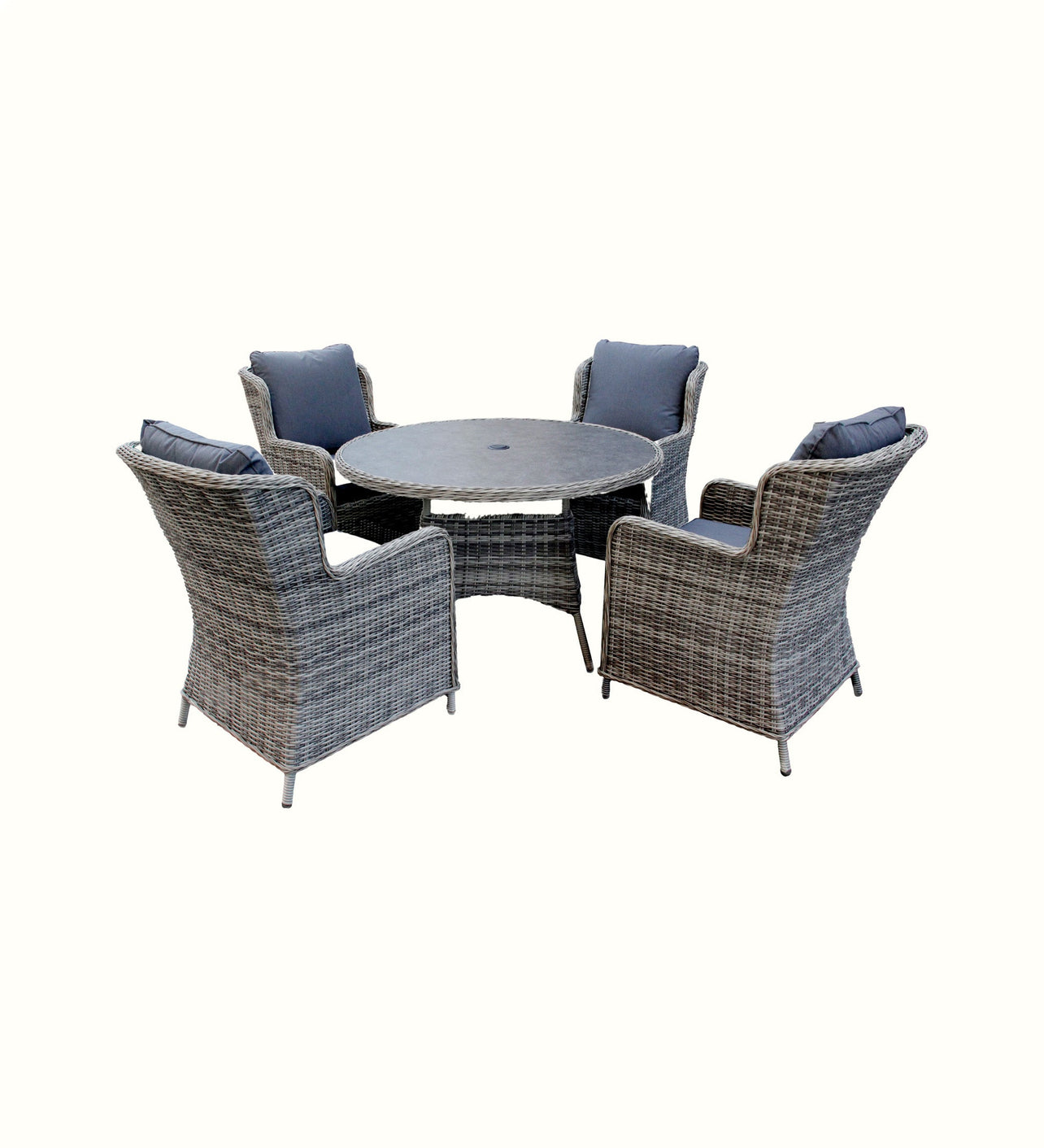 Holkham 4 Seater Round Dining Set