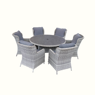 Holkham 6 Seater Round Dining Set