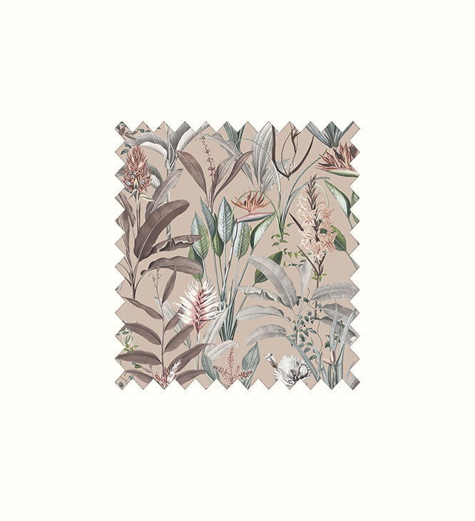 Imbali Blush contract fabric sample for care home interiors