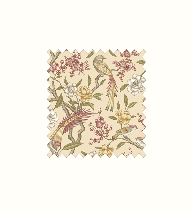 Kanra Ochre contract fabric sample for care home interiors