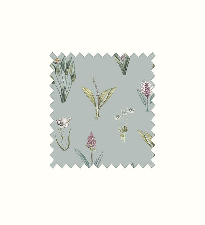 Kaya Chalk Blue contract fabric sample for care home interiors