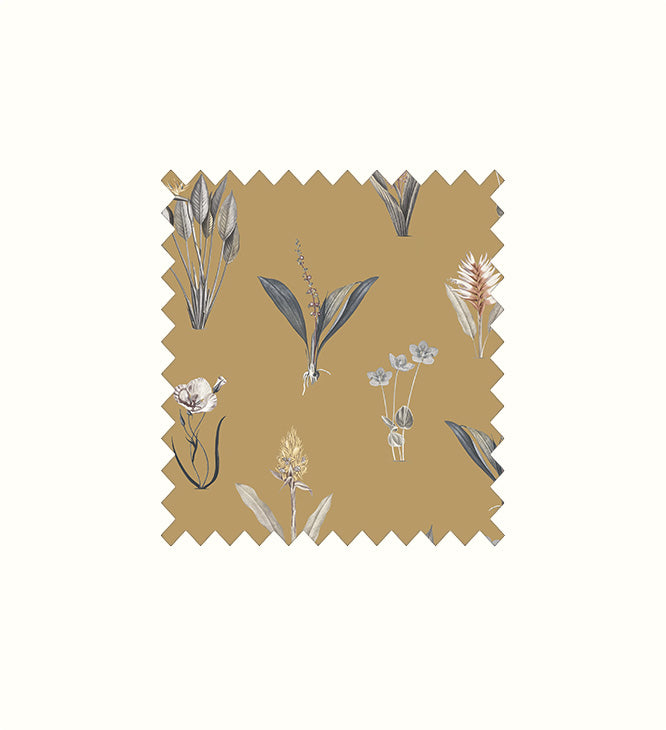 Kaya Ochre contract fabric sample for care home interiors