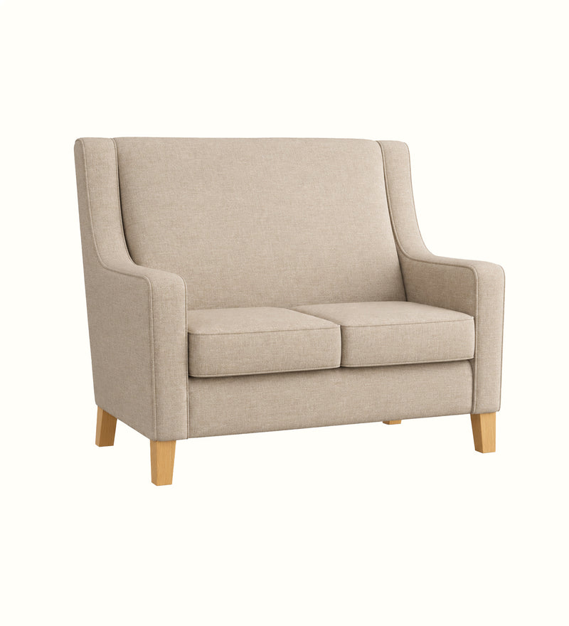 Kendall high-back two-seater sofa for an elderly care lounge