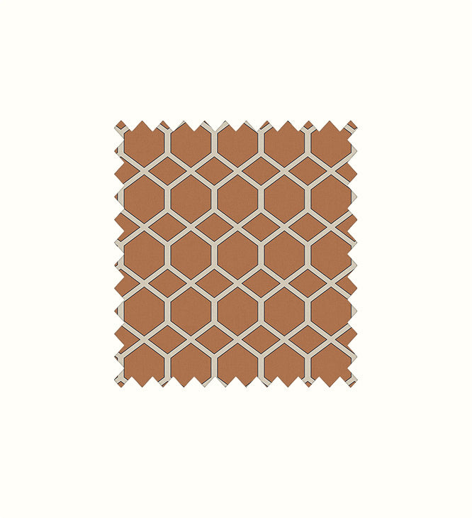 Kibale Papaya contract fabric sample for care home interiors