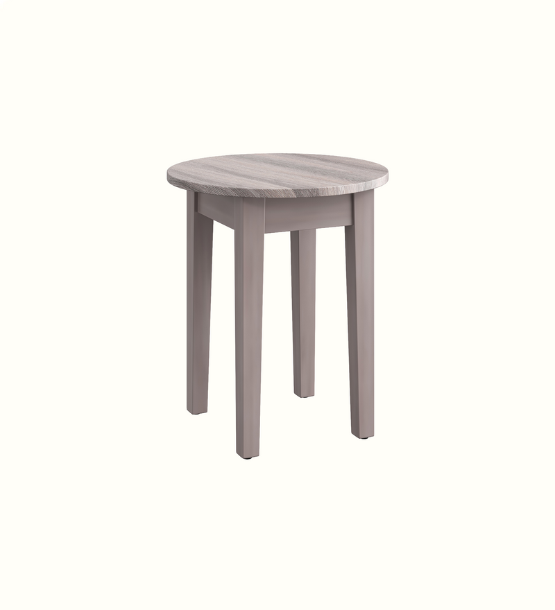 Linton circular side table for an elderly care communal area