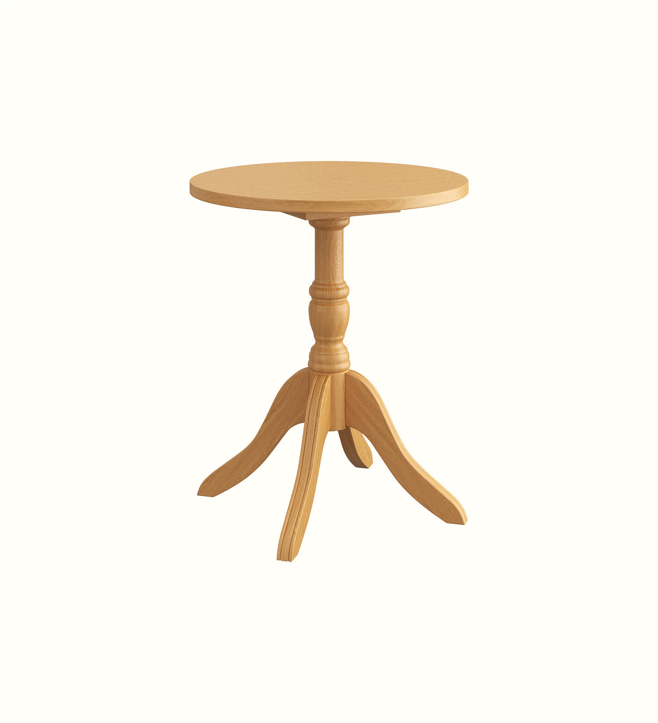 Livonia Small Traditional Circular Pedestal Table