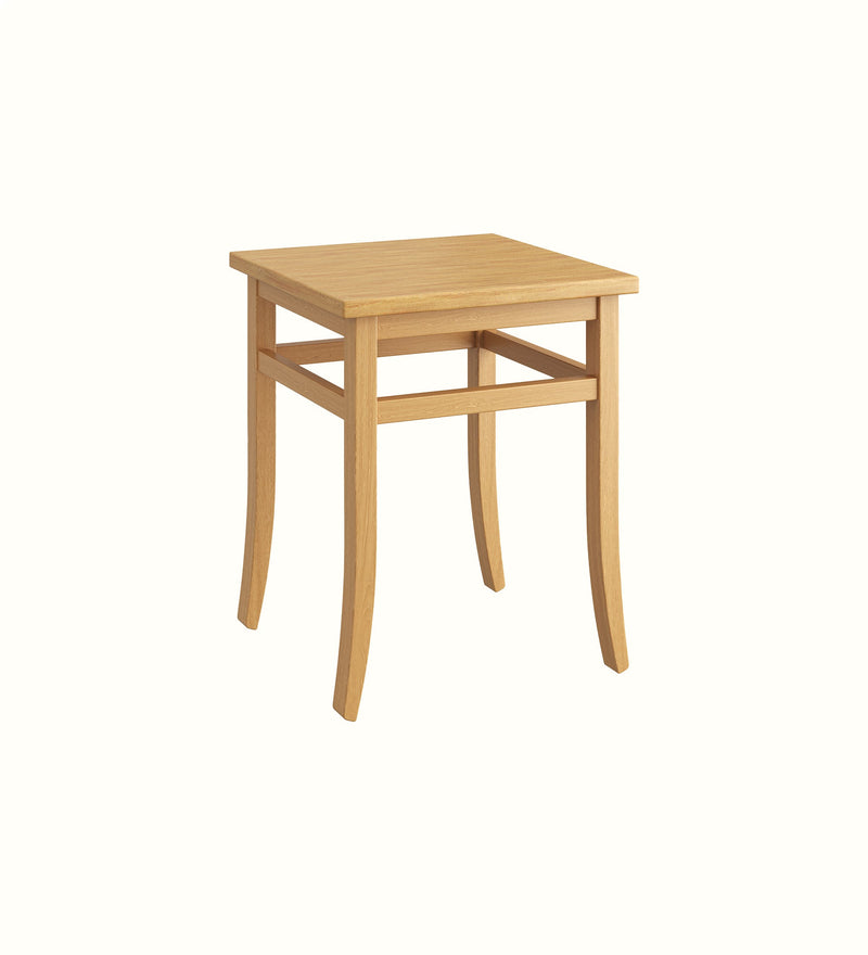 Livonia square occasional table for an elderly care communal area