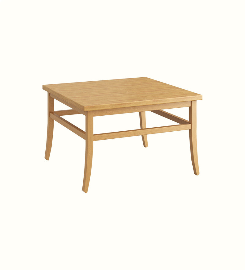 Livonia square occasional table for an elderly care communal area