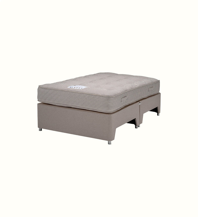 Care bed base for a care home bedroom