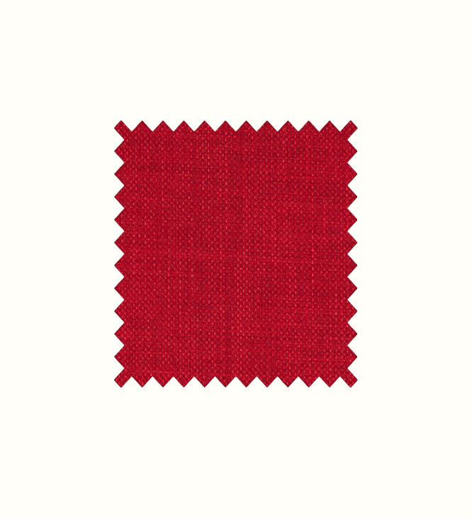 Linetta Red contract fabric sample for care home interiors