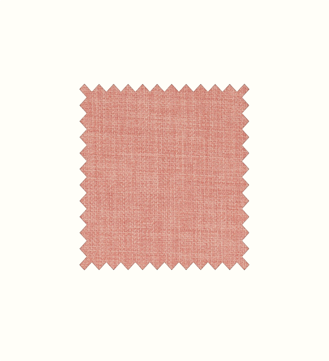 Linetta Salmon contract fabric sample for care home interiors