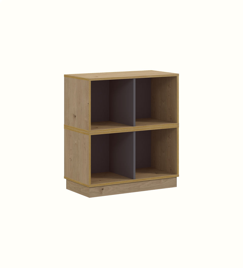 Marit modular storage unit, configuration three for a care home communal area