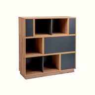 Marit Cube Combo 6 | Finish: Anselm Oak & Carbon Grey