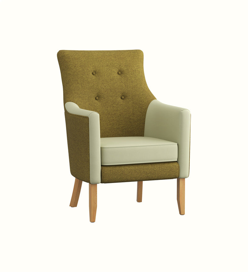 Morgan high-back armchair for an elderly care lounge