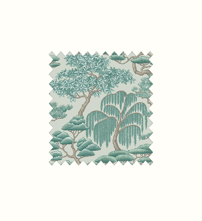 Matsu Eau de Nil contract fabric sample for care home interiors