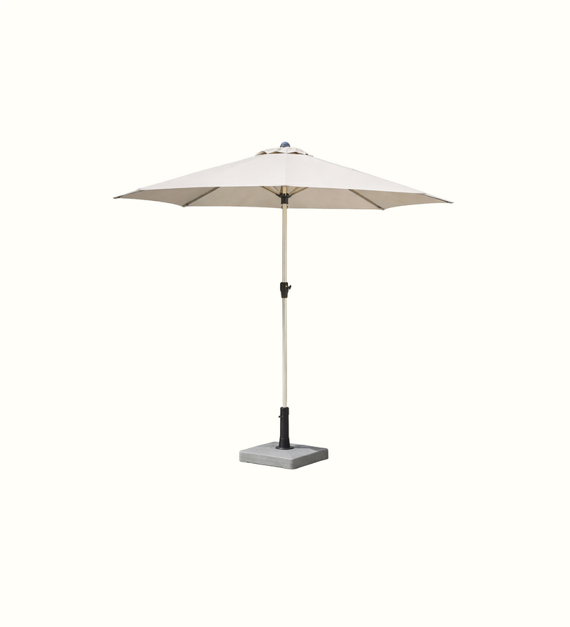 Parasol base for a care home garden