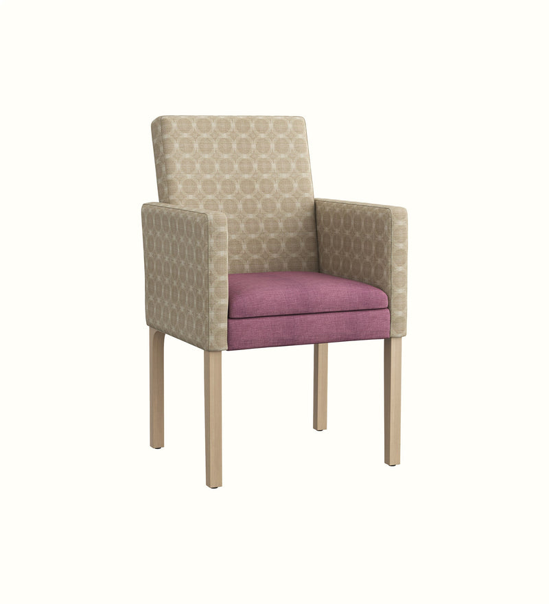 Perla tub chair for an elderly care lounge