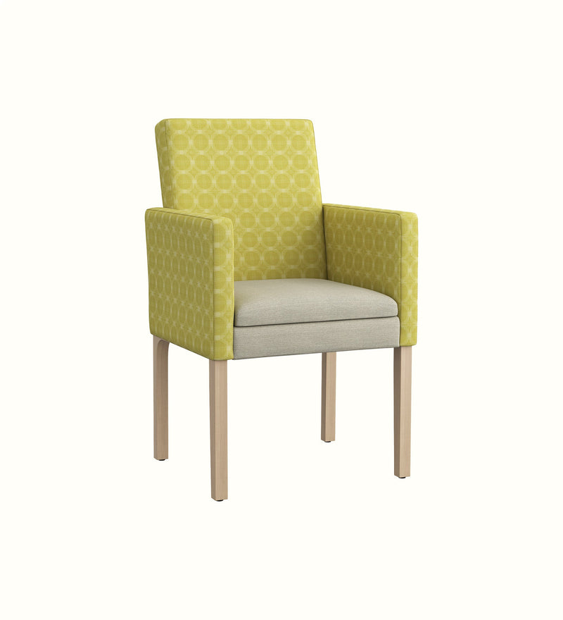 Perla tub chair for an elderly care lounge