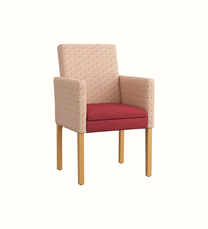 Perla tub chair for an elderly care lounge