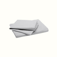 Pack of 2 Light Grey Single Pillowcases