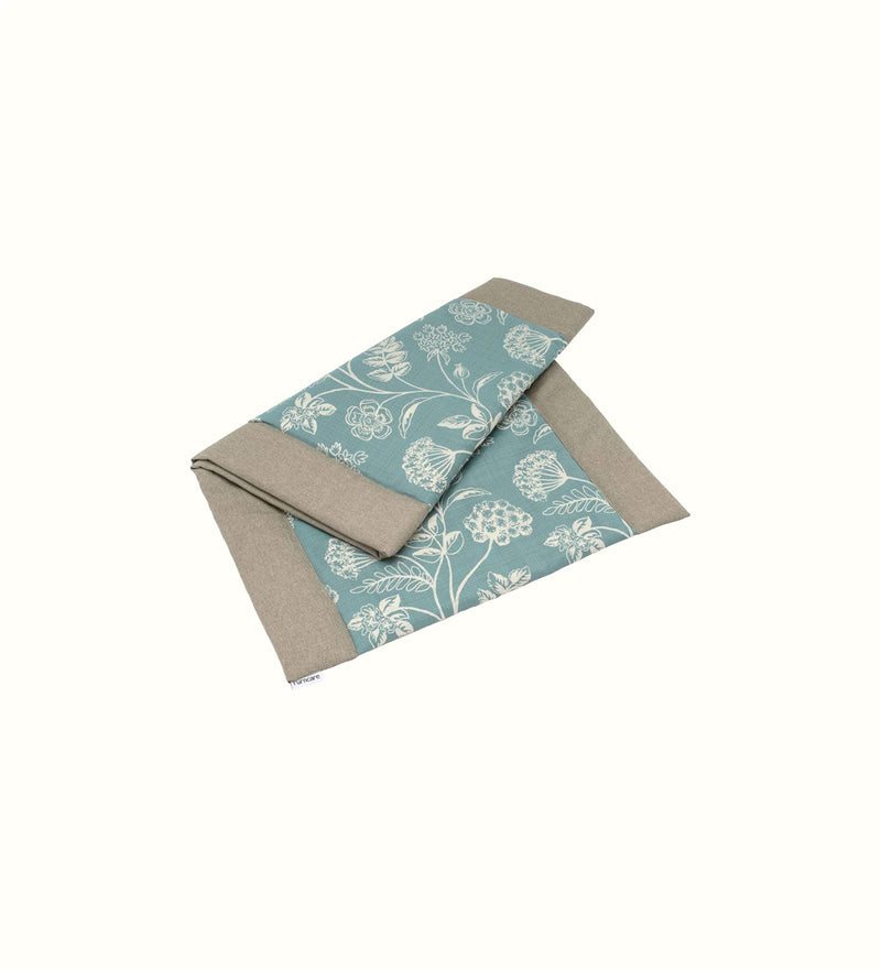 Decorative bed runner for elderly care interiors