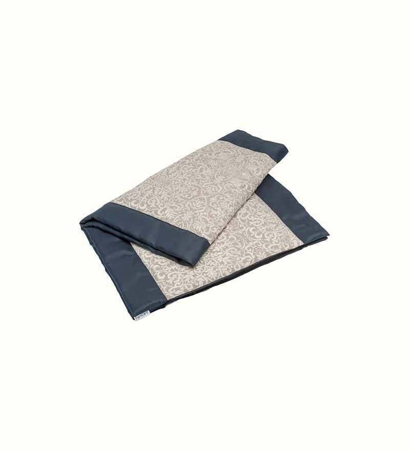 Decorative bed runner for elderly care interiors