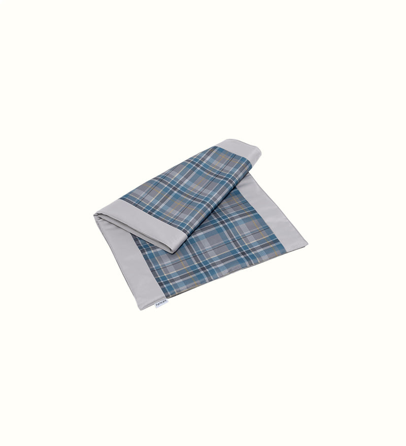 Decorative bed runner for elderly care interiors