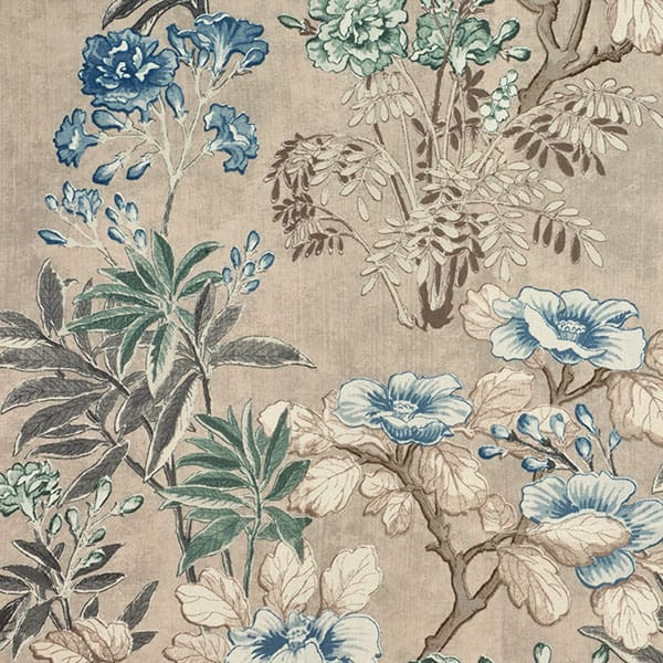 Close-up of Rachel Putty contract fabric sample for care home interiors