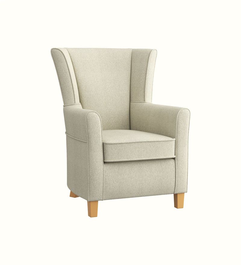 Adeline wingback armchair for an elderly care lounge
