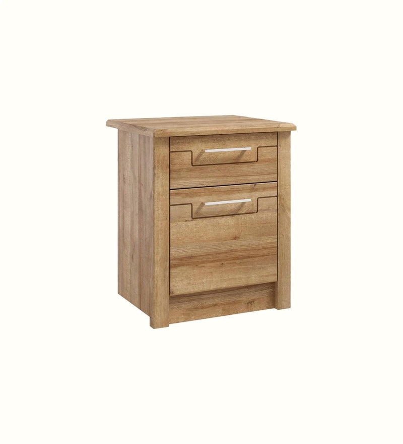 Afton door-and-drawer bedside table for a care home bedroom