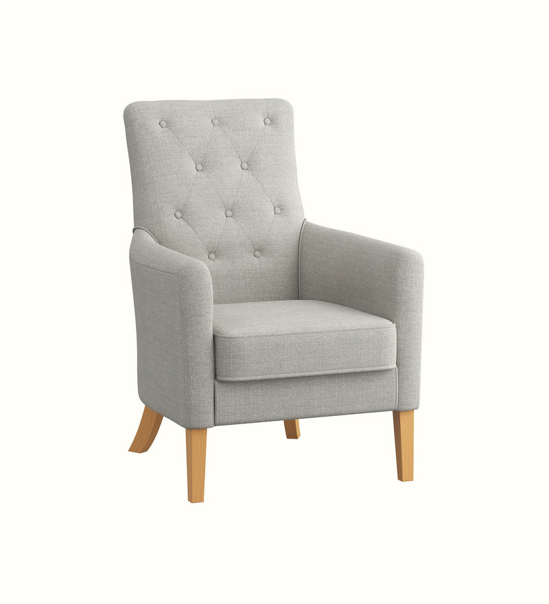 Asprey armless side chair for an elderly care dining or activity area