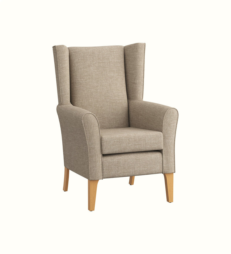 Cambourne wingback armchair for an elderly care lounge