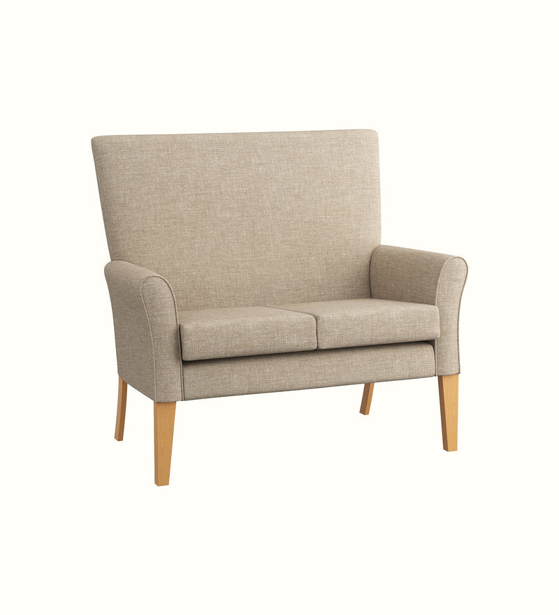 Cambourne two-seater sofa for an elderly care lounge