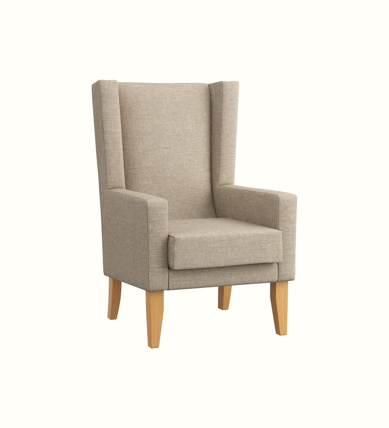 Dakota high-back armchair for an elderly care lounge