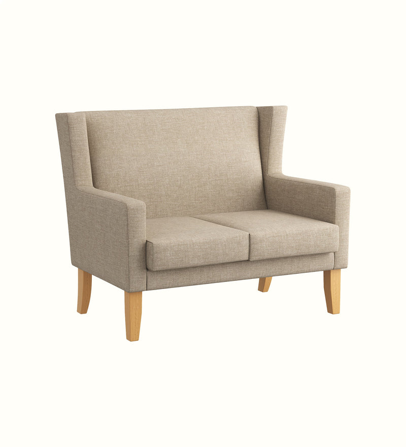 Dakota two-seater sofa for an elderly care lounge